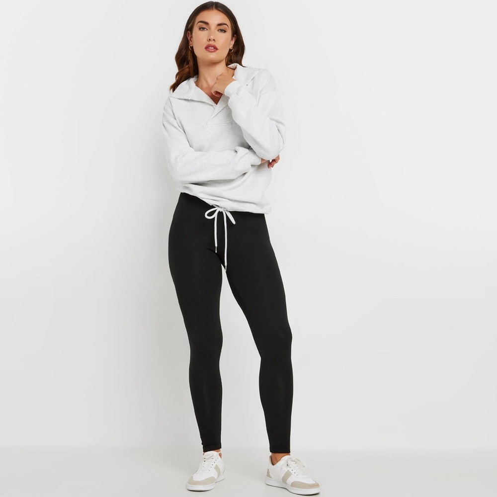 Lot 2 Long Tall Sally US 12 36” Inseam Stretch Leggings Black